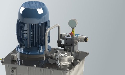 Industrial hydraulic power unit