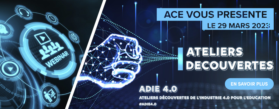 Webinar #ADIE4.0 destiné à l’Éducation Nationale le mercredi 29 mars. Participation gratuite !