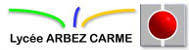 Logo lycée Arbez Carme
