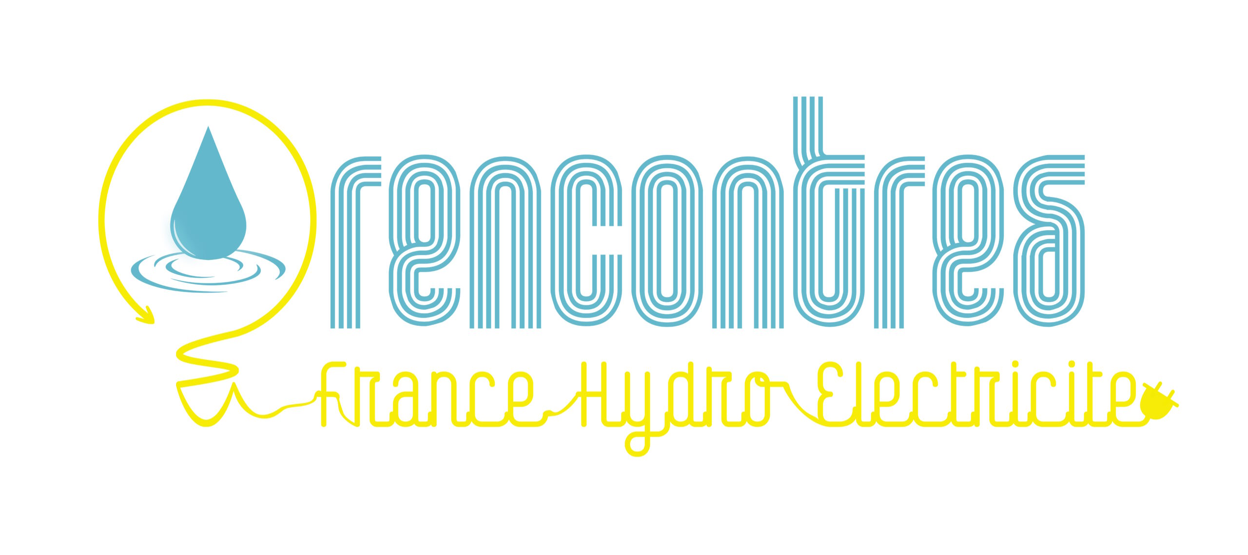 Logo des Rencontres France hydro électricité