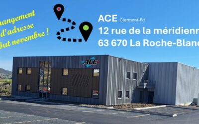 📢 ACE Clermont-Ferrand déménage !